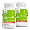 Terry Naturally Andrographis EP80 Extra sterkte - Brain Health & Immune Support - Joint Health Support to Aid Mobility - Adaptogen Supplement for Energy & Liver Support - 60 Capsules (pack of 2)