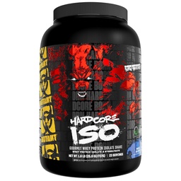 Mutant Hardcore ISO Whey Protein Isolate Powder Acts Fast to Help Recover, Build Muscle, Bulk and Strength, 1.6 lb Vanilla Ice Cream