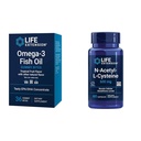 Prolongation de la durée de vie Huile de poisson Omega-3 Morceaux de gommy et N-acétyl-L-Cysteine Immune et soutien respiratoire