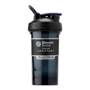 BlenderBottle Shaker Bottle Pro Series Perfect for Protein Shakes and Pre Workout, 24-Ounce, Black