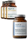 ALGAECAL 4-in-1 Vitamin D3 K2 Complete - ADK Vitamin Supplement for Immune Support & Bone Health, Whole Body Wellness, 3 Month Supply Magnesium Relax™ (60 caps)