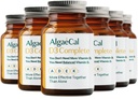 ALGAECAL 4-in-1 Vitamin D3 K2 Complete - ADK Vitamin Supplement, Enhanced Immune Support & Bone Health with D3 K2, A, & E - Whole Body Wellness & Bone Strength, Easy-Swallow Softgels, 6 Month Supply