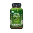 Irwin Naturals Thistle Lait Triple-Détox — Support avancé du foie et de la désintoxication, 60 softgels liquides