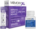 OmegaXL Joint Support Supplement, for Relief - Natural Muscle Support, Green Lipped Mussel Oil, 60 Count & MemoryXL, Magnesium L-Threonate: Brain Supplement for Memory & Focus Unflavored 30 Pack