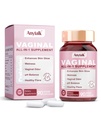 AnyTALK Probiotiques vaginaux pour les femmes pH Équilibre avec Lactobacillus Probiotique Blend pour promouvoir l'odore vaginale saine, Flore vaginale - Probiotique de santé vaginale des femmes 90 Compte