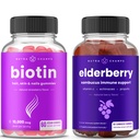 NutraChamps Biotin Gummies en Vlierbessen Gummies Bundle