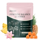 Premium Feminine Balance Gummies for Women's Health, Hawaiian Pineapple Gummies for Women Vaginal Probiotic & pH Balance Support - Vegan - Healthy Odor - Gluten-Free - 60 Count