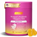 Her Juicy Feminine Probiotics Gummies for Women with Slippery Elm - Pineapple Flavor, pH Balance & Immune Health Support - Digestive & Feminine Support - Vegan Supplement, 60 C