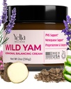 Wild Yam Cream for Hormone Balance – Progesterone Cream Alternative for PMS & Menopause Relief – Made with Organic Hormone Balancing Extracts - 2oz
