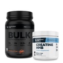 Transparent Labs Bulk Black Pre-Workout (30 Servings, Strawberry Mango) & Creatine HMB (30 Servings, Unflavored)