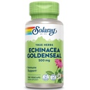 SOLARAY Echinacea Goldenseal - Krachtig mengsel van twee kruidensupplementen voor Wellness Support - 250mg Ea Echinacea Root and Goldenseal Root - Non GMO, Veganist, Glutenvrij, 60 dagen garantie, 100 porties