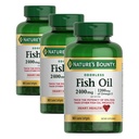 Nature's Bounty Odorless Fish Oil, 1200mg Omega-3 per Serving Inclusief EPA & DHA, Ondersteunt de gezondheid van het hart, Gezuiverd om Mercurius te elimineren, Coated Softgels,Gluten Free,No Shellfish, 90 Count, (Pack of 3)