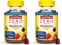 Nature Made Zero Sugar Melatonin 5mg Sleeping Gummies for Adults Extra Strength,100% Drug & Aspartame Free,70 Sugar-Free Melatonin Gummies,70 Day Supply,(Pack of 2)