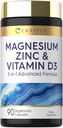 Carlyle Magnesium Zink en Vitamine D3 