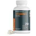 Bronson Vitamine C 500 MG Ondersteunt een gezond immuunsysteem en antioxidantbescherming, niet-GMO, 250 Vegetarische tabletten