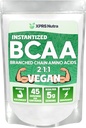 XPRS Nutra BCAA Powder - Aminozuren Supplement voor mannen - Unflavored BCAA Trainingssupplementen - Gym Supplementen voor mannen - Aminozuren Supplement voor vrouwen voor sportschool Post Workout Herstel (8 Ounce)