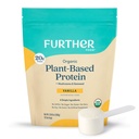 Verder voedsel Biologische Vegan Proteïne Poeder Vanille - 20 g plantaardige eiwitten, Organisch Proteïnepoeder met Paddestoelen & zeewier, Veganistisch, Niet GGO, Glutenvrij, Melkvrij 19.05 Oz