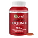 Qunol Ubichinol CoQ10 100mg Softgels, Qunol Mega Ubichinol 100mg - Superieure Absorptie - Actieve vorm van Co-enzym Q10 voor hartgezondheid - 2 maanden levering - 60 Tel.