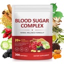 300 Softgels Blood Sugar Complex Supplement,Helps Maintain Healthy Blood Sugar Levels,with Cinnamon, Turmeric, Licorice,Black Pepper and More, Vegan, Non-GMO, Gluten-Free