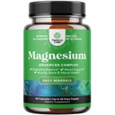 Supplément complexe de magnésium haute absorption - Oxyde de magnésium 500mg avec citrate 500mg pour le sommeil et l'humeur - Citrate pur par portion pour l'estomac musculaire et la digestion