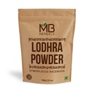 MB Herbals Lodhra Powder 100 Gram (3.5 oz) | Symplocus racemosa Powder | Supplement for Skin Care