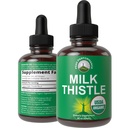 USDA Biologische Melkdistel Extract Vegan Liquid Drops. Liver Detox Herbal Supplement. Zero Sugar, geweldig voor spijsvertering en een reiniging. Pure Biologische Melkdistel Tinctuur Supplementen voor vrouwen en mannen