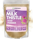 XPRS Poudre de graines de chardon de lait biologique Nutra - Poudre de chardon de lait premium riche en silymarin et antioxydants - Graines de chardon de lait soutiennent la santé du foie - Le chardon de lait biologique (8 once)