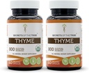 Geheimen van de Tribe Thyme 2x60 capsules, Gemaakt met plantaardige capsules en USDA Biologische Thymus Vulgaris Toni Effect (2x60 capsules)