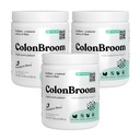 ColonBroom Psyllium Husk Powders (Strawberry, 150 Servings) - Colon Cleanse for Bloating Relief & Gut Health - Colon Broom Fiber Powder Drink - Vegan, Gluten Free, Non-GMO Fiber Powder Supplement