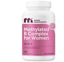 Micro-Ingrediënten Methylated B Complex for Women, 240 Vegetarische Capsules 
