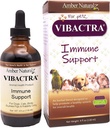 Amber NaturalZ Vibactra Immune Support Herbal Supplement voor honden, katten, vogels, Guinea Varkens, en Konijnen 