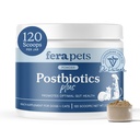 Fera animaux de compagnie postbiotiques plus prébiotiques pour les chiens et les chats - avec l'orme de sliperie - favorise la santé digestif optimale et la réponse inflammatoire - améliore l'immunité - 120 scoops