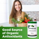 Minty Greens Dieetsupplement - 295 Gram - Fruit en groenten supplement - Groen Supplementen Superfood Antioxidant Poeder Blend met Spirulina Kruiden Probiotica Luteïne en Granaatappel