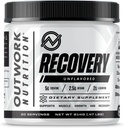 Outwork Nutrition Post Workout Recovery Powder - Createine Monohydraat, KSM-66 Ashwagandha & Tart Cherry - Speeds Recovery, Eases Soreness - Createine Powder for Men & Women, Unflavored, 240 Gr