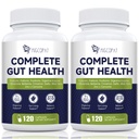 Migcopat Probiotics for Digestive Health, 80 Billion CFU Probiotics, Prebiotics, Postbiotics & Digestive Enzymes, Gut Health Capsules with Berberine, Cinnamon, L-Glutamine, for Men & Women, 240 Counts