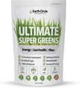 Earth Circle Organics Ultimate Super Greens Powder 30 Servings, 10oz (Pack of 1)