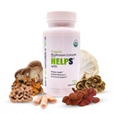 Organic Mushroom Complex Capsules | 6-in-1 Mushrooms Supplement | Brain Health, Immune Support System, Memory & Energy | 1000mg Cordyceps, Chaga, Lion’s Mane, Reishi, Shiitake & Turkey Tail Extract