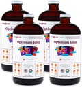 LIQUIDHEALTH Optimum Joint Support Liquid Multivitamine met Glucosamine, Chondroitin, MSM, Hyaluronzuur - Verhoog de mobiliteit, Joint Comfort, voor hardlopers en atleten - Made in USA, Vegan (4 Pack)