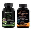 DIM Supplement 300mg with Broccoli and Irish Sea Moss 3000mg 10 in 1 Supplement in Vegeatable Capsules with Black Seed Oil, Ashwagandha and More Essential Vitamins