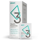 Puori P3 Health Essentials - Multivitamines voor mannen en vrouwen - 30 porties - Omega 3, Vitamine D, Magnesium, Zink - Multi-Nutrient voor hersenen en energie