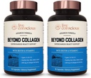 Live Conscious Beyond Collageen Multi Collageen Capsules - Types I, II, III, V & X Gehydrolyseerde Blend with Biotin & Vitamine C for Hair, Skin, Nails 90 Capsules (2-pack)