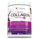 Multi Collageen Peptides Powder for Women - Gehydrolyseerde chocolade Collageen Powder for Women with Types I II III V & X Vitamin C & Hyaluronic Acid for Hair Skin and Nails (Chocolaat) - 30 Servers