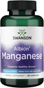 Swanson Albion Gecheld Mangaan Glycinate 40 Milligrammen 180 Capsules