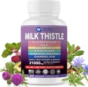 Melkdistel Supplement 15000mg Biologische Artichoke Chanca Piedra Dandelion Leverbescherming Supplement bevat Glutathion NAC Rode bietenpoeder D3&K2 vitaminen Mineral (29-IN-1)Made In USA