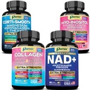 She Shines + NAD+ Bundle – Collagen Peptides with Biotin & Keratin, Myo-Inositol & Cortisol Support with Ashwagandha & L-Theanine + Liposomal NAD+ with Resveratrol & Adaptogens