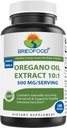 Brieofood Oregano Oil 10:1 Extract 500 mg per portie - Bevat natuurlijk voorkomende carvacrol - gezonde immuunfunctie - 180 Softgels