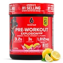Six Star Pre-Workout Powder for Men & Women, Pink Limonade (30 Servings) - Preworkout Explosie 2.0 Energy Powder Drink Mix with Beta-Alanine & Cafeine - Sports Nutrition Supplement Products