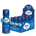 Dream Water Sleep Shots (12 Count) Sleep Aids for Adults - 5mg Melatonin, GABA, 5-HTP - Natural Snoozeberry Flavor (Blue Raspberry) - Liquid Melatonin Supplement - Zero Sugar & Gluten Free - 2.5 oz