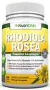 Rhodiola Rosea - 500mg - 180 Vegan Capsules - 3% Rosavin 1% Salidroside Extract - Non-GMO - with Black Pepper for Enhanced Absorptie - 6 maand supply - Supplement for Energy & Stamina