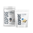 Isopure bundel Zero Carb 100% Pure Wei Isolaat Proteïne Poeder, Romige Vanille, 25g Proteïne Per Serving, 1 Lb, 14 Servers + Isopure 100% Pure Creatine Monohydraat Poeder, 100 Servers